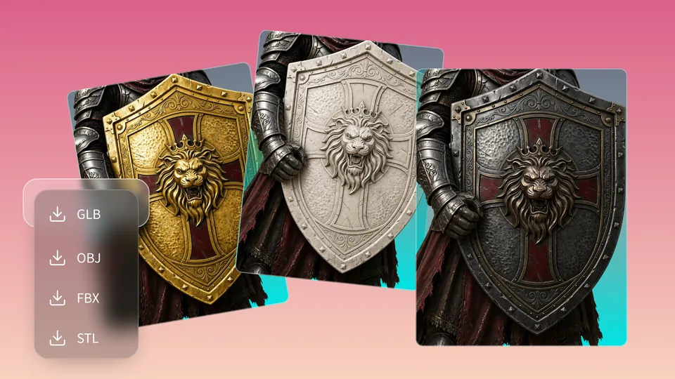 Games and interactive entertainment — AI-generated 3D game characters and props