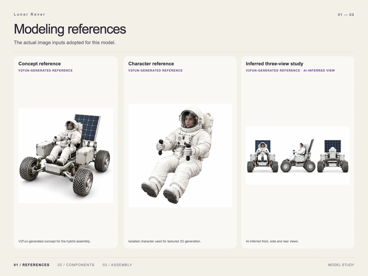 Build an Astronaut Lunar Rover with GPT-6 Astra and V2Fun - Input reference image